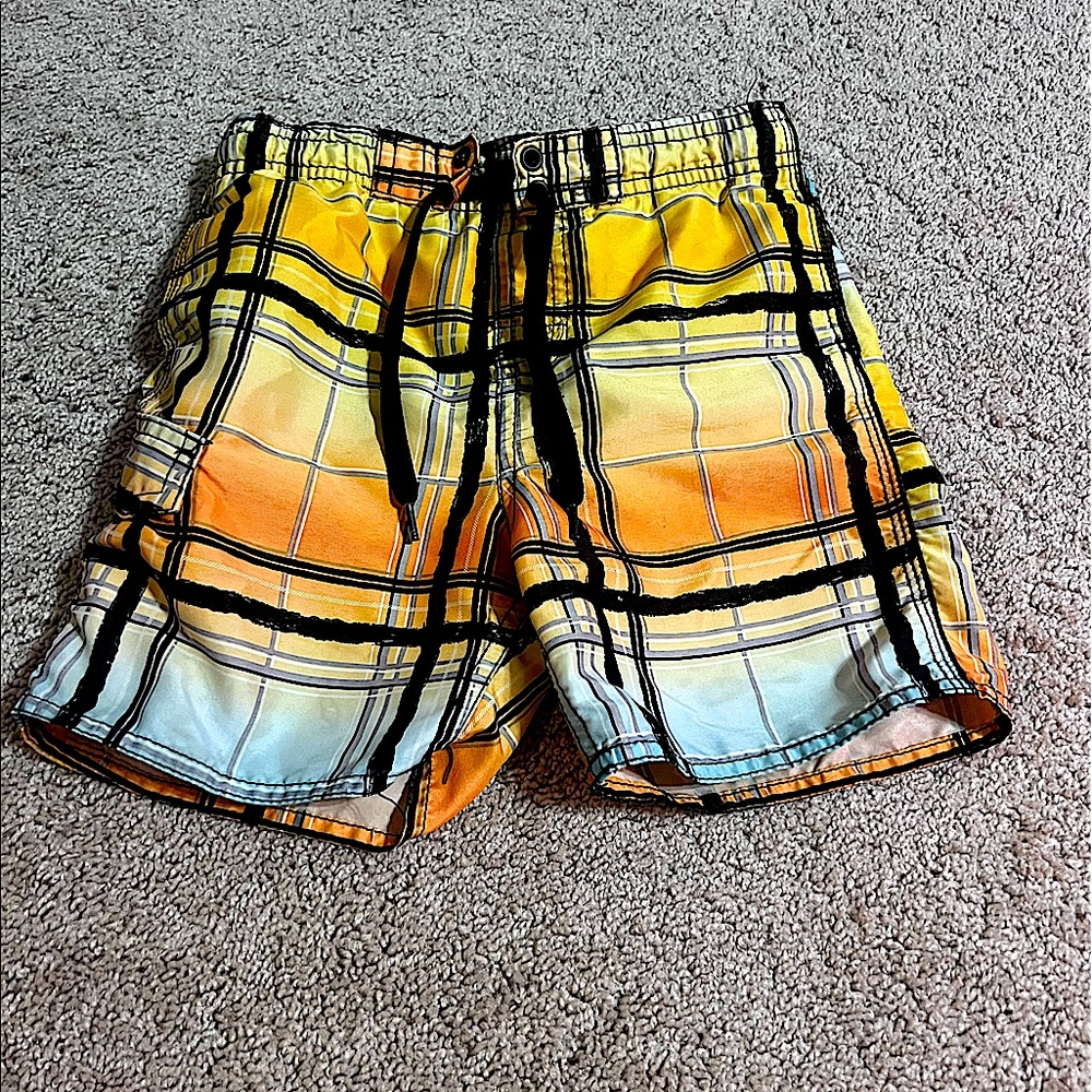 Okanu Surf Board Kids Shorts For Beach Or Pool